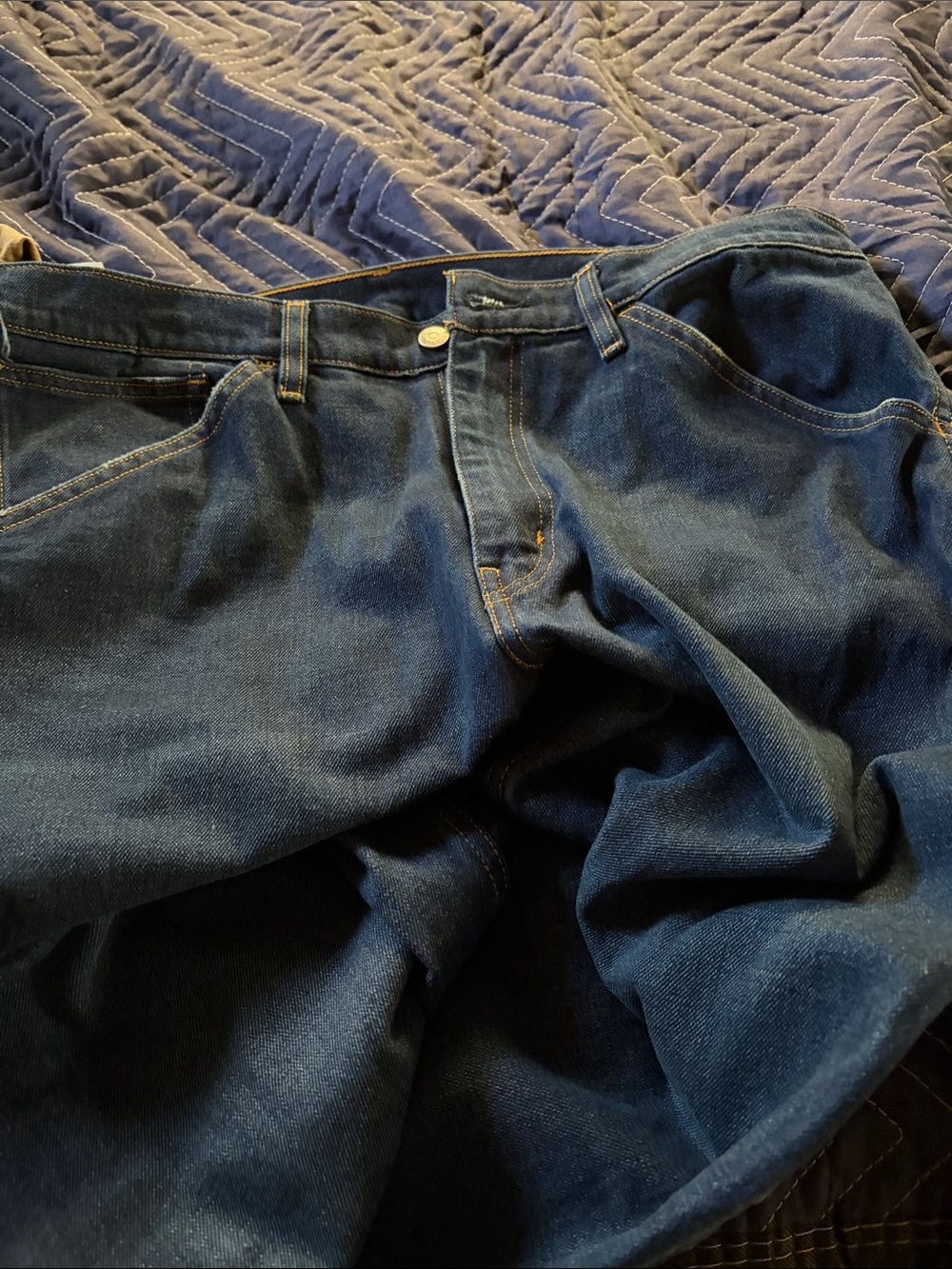 Levi's Men's Relaxed Workwear Jeans - Blue size 38x32 - Picture 5 of 7